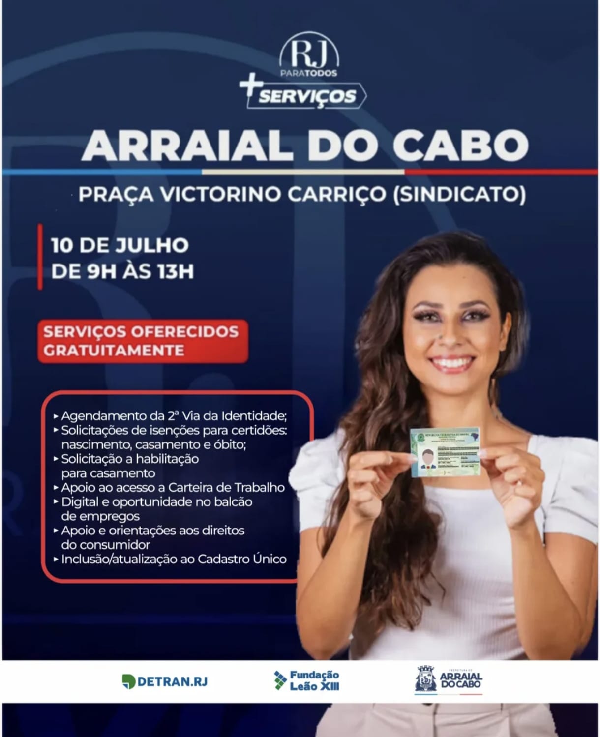 Arraial do Cabo recebe programa RJ para Todos + Serviços nesta quinta (10)