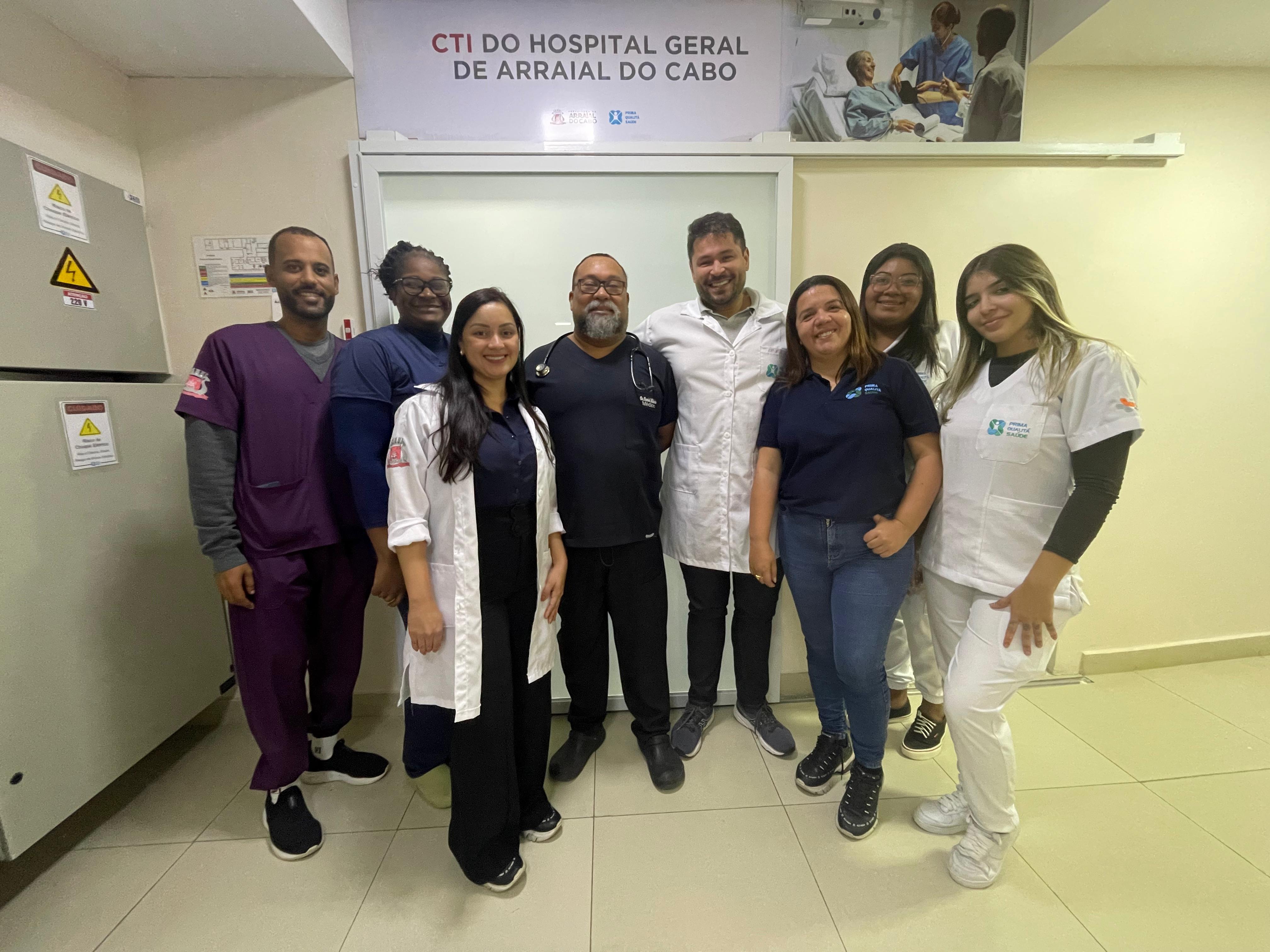 CTI DO HOSPITAL GERAL DE ARRAIAL DO CABO COMPLETA 1 ANO COM 463 PACIENTES ATENDIDOS
