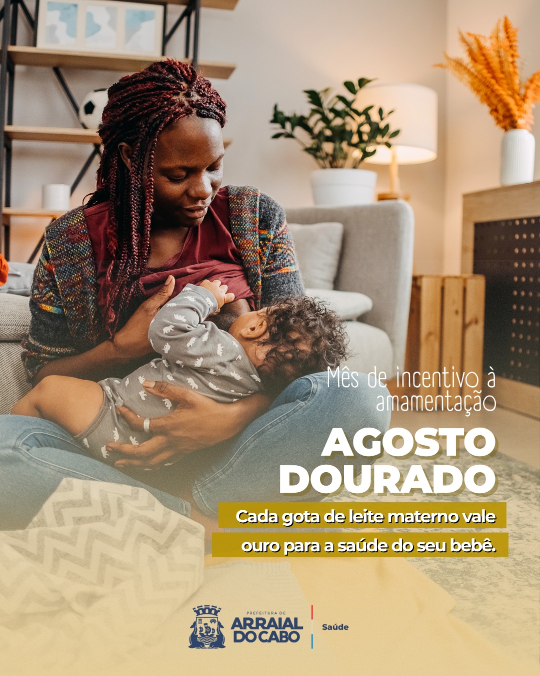 Secretaria de Saúde de Arraial do Cabo promove ações do Agosto Dourado nas unidades de saúde