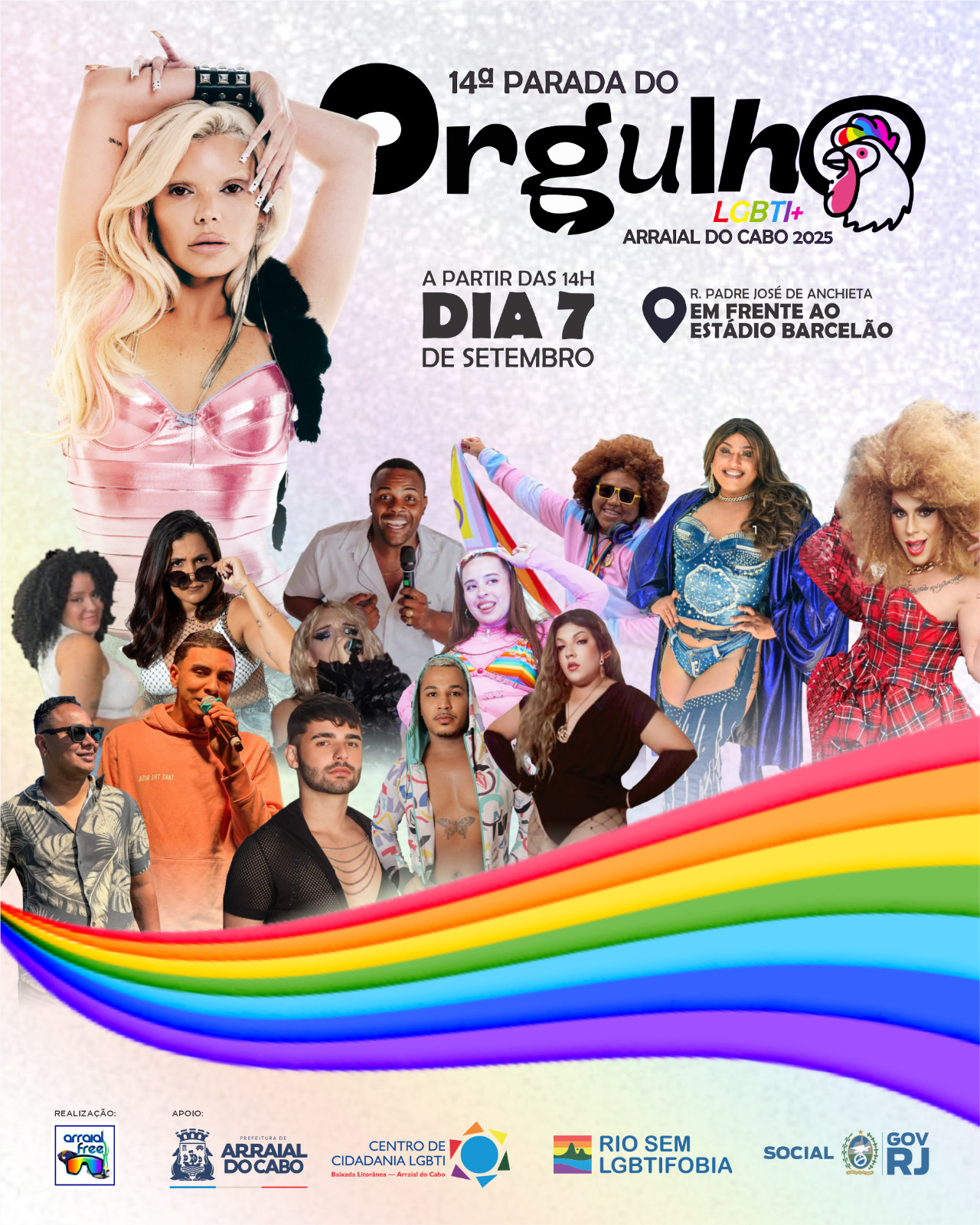 Orgulho LGBTI+: Arraial do Cabo realiza semana de atividades e grande Parada no domingo
